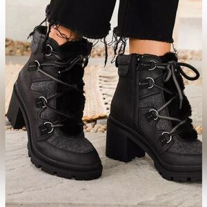 Now Or Never Emerie Lug Boot, Size 5.5